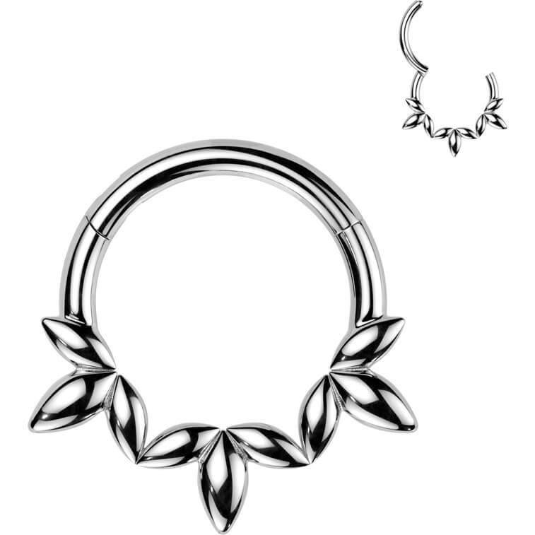 Ring Olivenblatt Clicker - Image 5