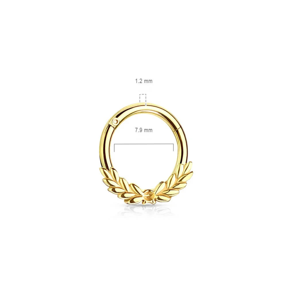 Ring Loberkranz Silber Clicker - Image 3