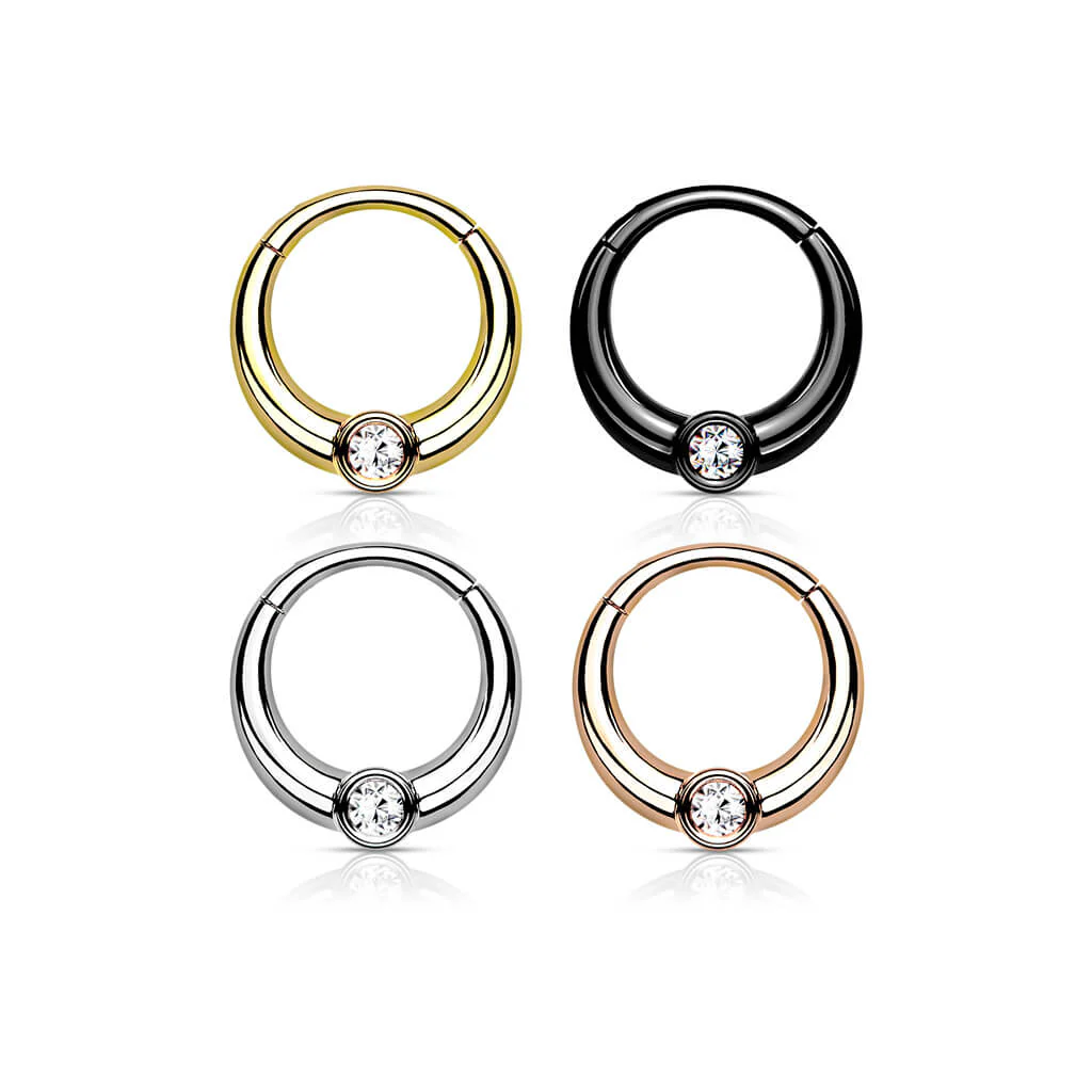 Ring Zirkonia Rund Clicker - Image 4