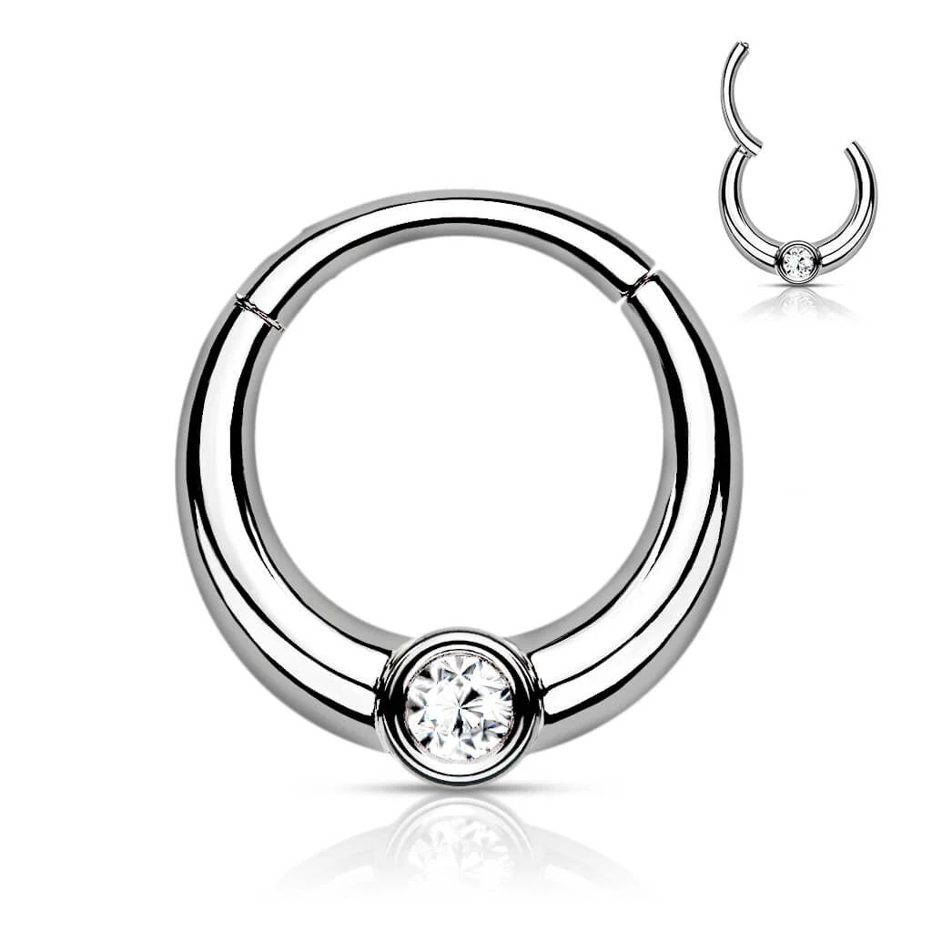 Ring Zirkonia Rund Clicker - Image 8