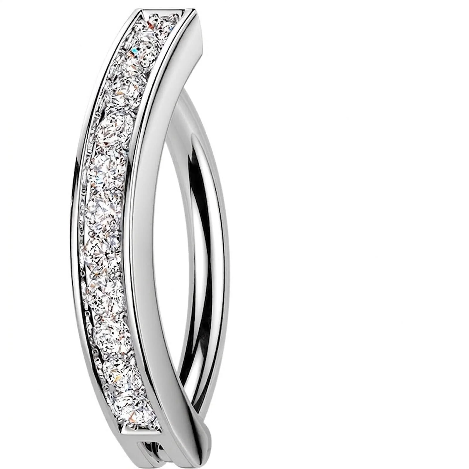 Bauchnabelpiercing Zirkonia Clicker
