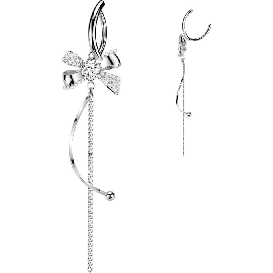 Bauchnabelpiercing Schleife Zirkonia