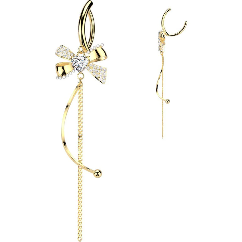 Bauchnabelpiercing Schleife Zirkonia - Image 3