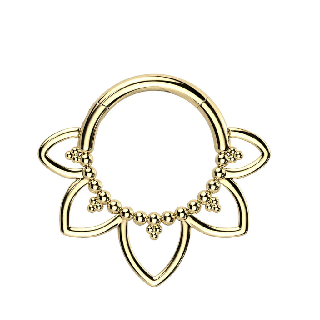 Ring Filigran Herz Clicker - Image 2