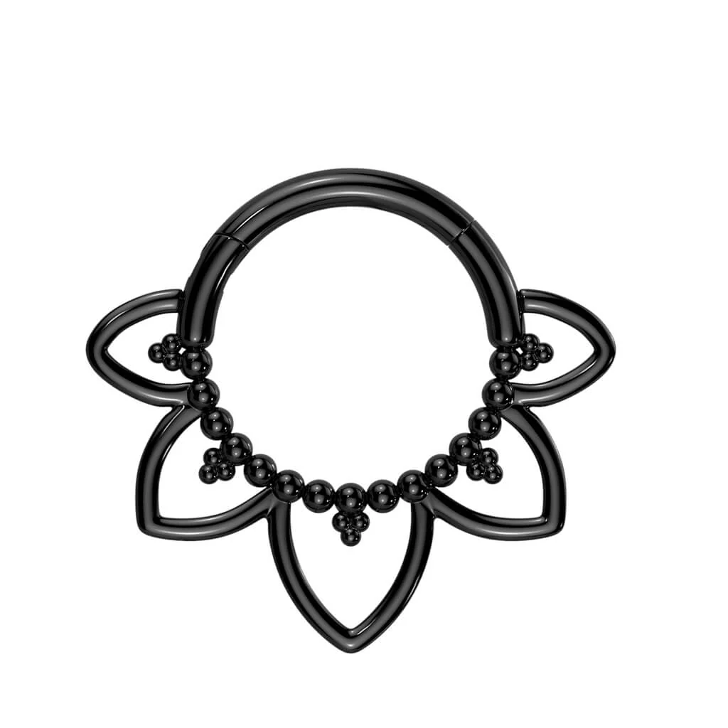 Ring Filigran Herz Clicker - Image 3