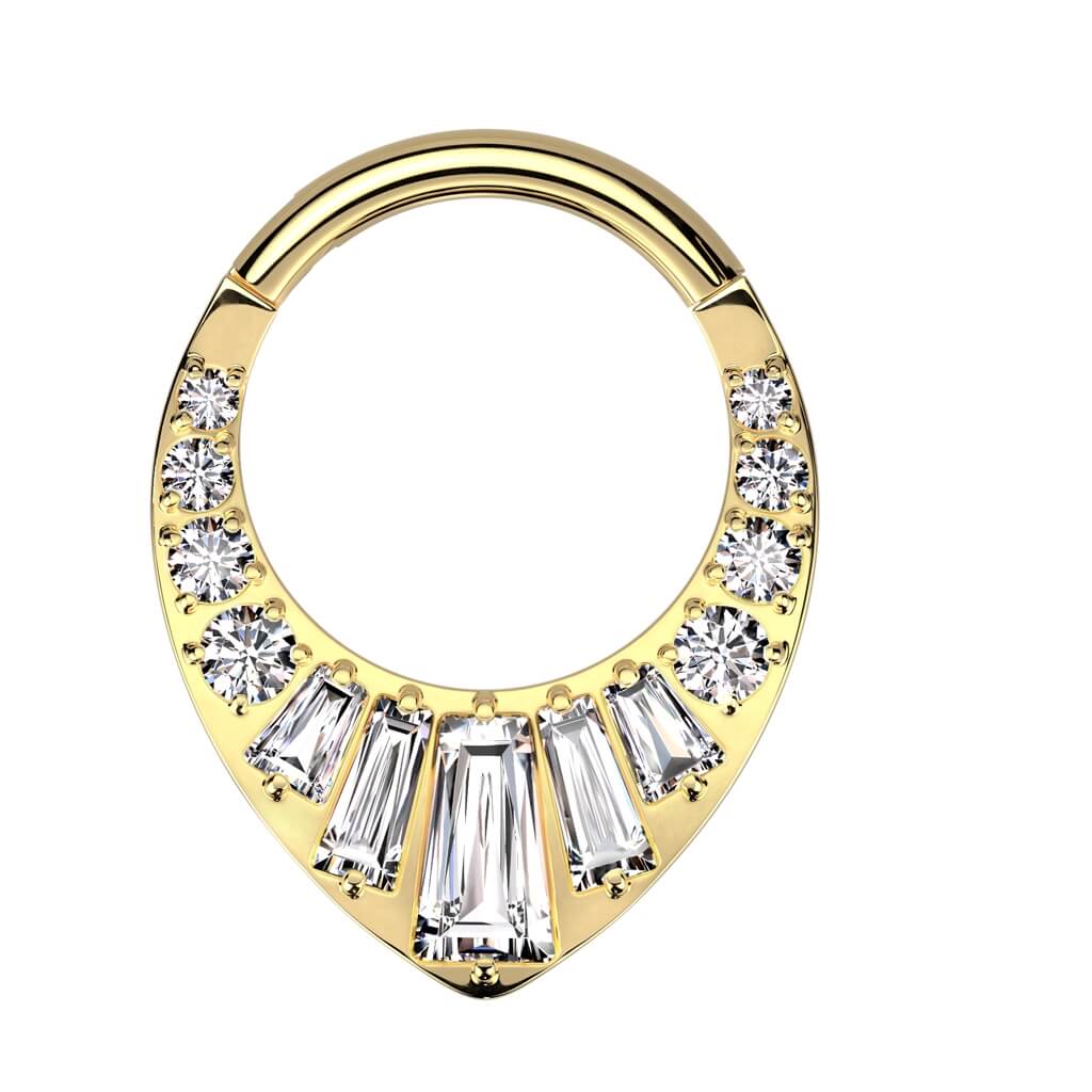 Ring Baguette Zirkonia Clicker - Image 3
