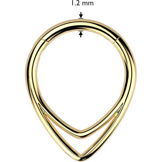 Titan Ring Doppel Chevron Clicker - Image 5