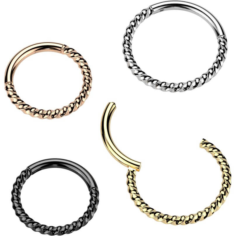 Titan Ring Geflochten Clicker - Image 2