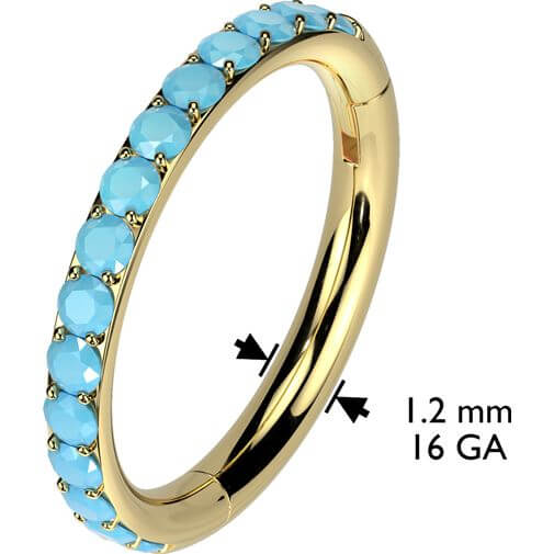 Titan Ring Türkis Clicker - Image 2