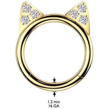 Titan Ring Katzenohren Clicker - Image 4