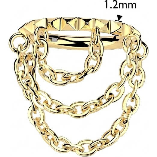 Titan Ring Dreifachkette beweglich Clicker - Image 2