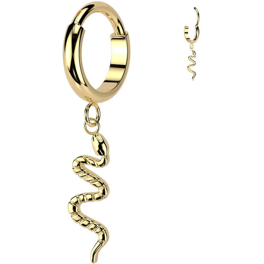 Titan Ring Schlange Anhänger Clicker - Image 3