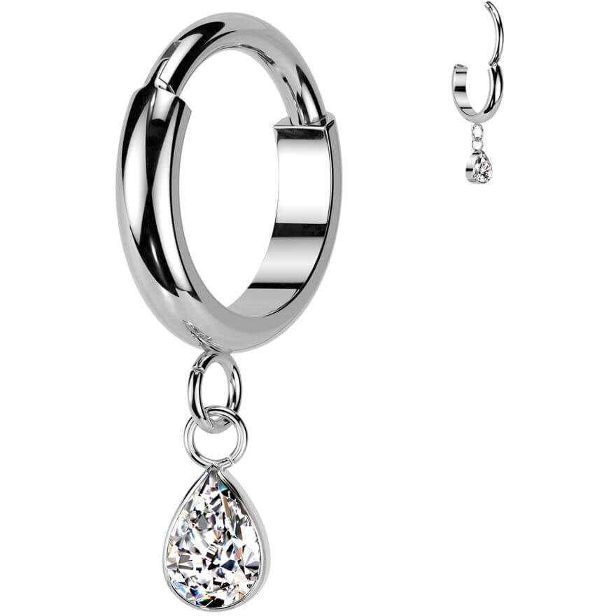Titan Ring Zirkonia Anhänger Clicker - Image 3