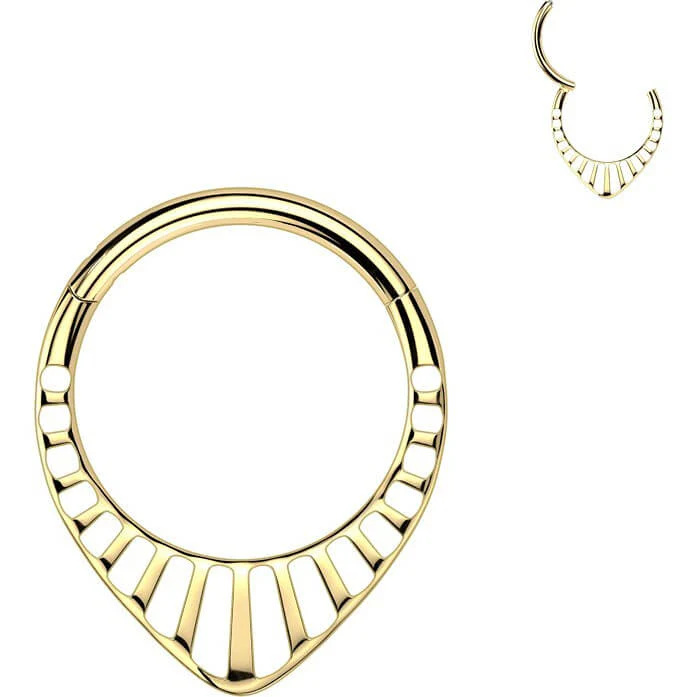 Titan Ring Chevron Ausschnitte Clicker - Image 3