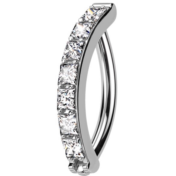 Titan Ring Zirkonia Pavefassung Clicker - Image 4