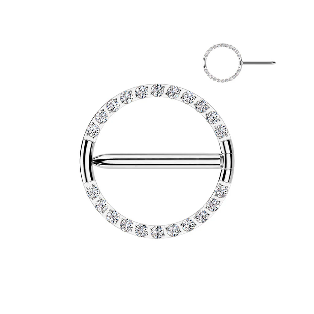 Titan Nippelpiercing Schwingring Clicker - Image 3