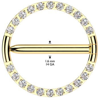 Titan Nippelpiercing Schwingring Clicker - Image 4