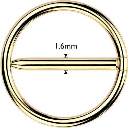 Titan Nippelpiercing schwingend Clicker - Image 2