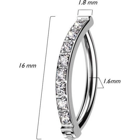 Titan Ring Zirkonia Pavefassung Clicker - Image 7