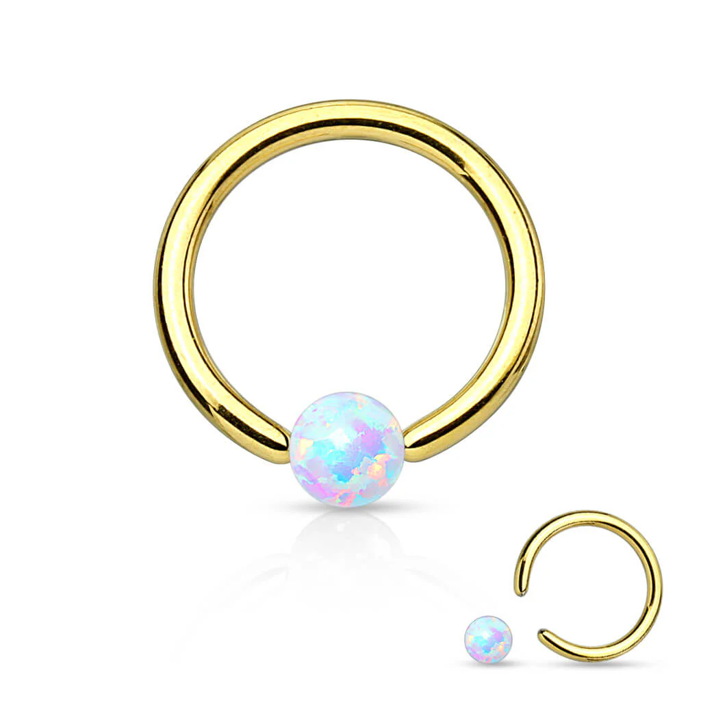 Ring Kugel Opal Klemmkugelring - Image 2