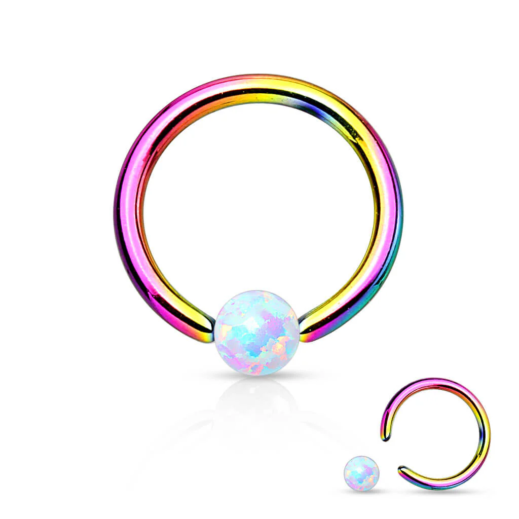 Ring Kugel Opal Klemmkugelring - Image 5