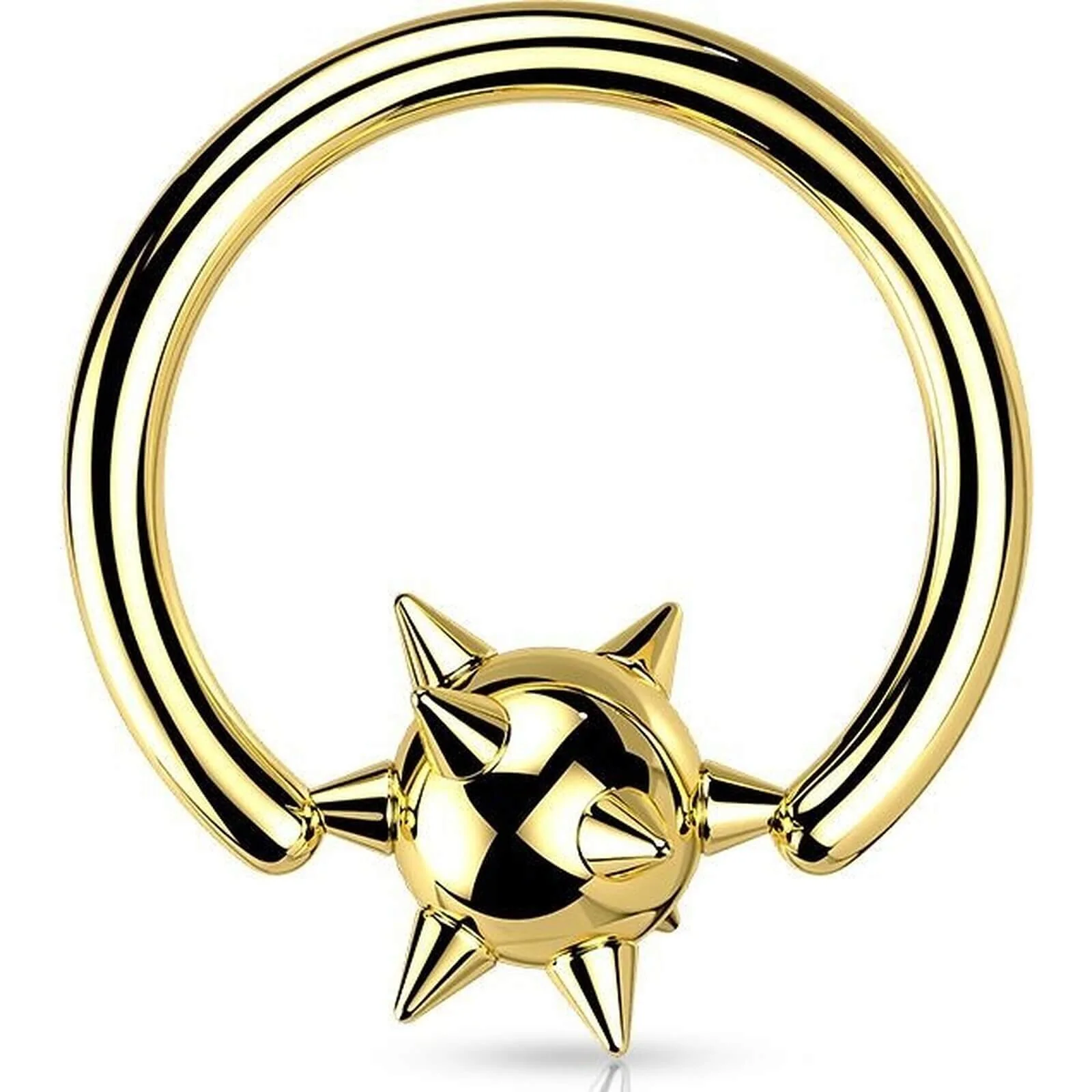 Ring Kugel Stachel Klemmkugelring