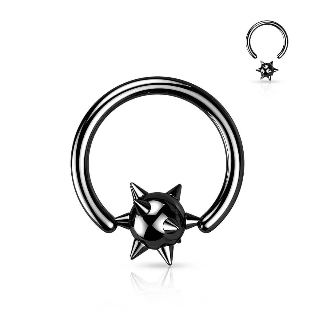Ring Kugel Stachel Klemmkugelring - Image 3