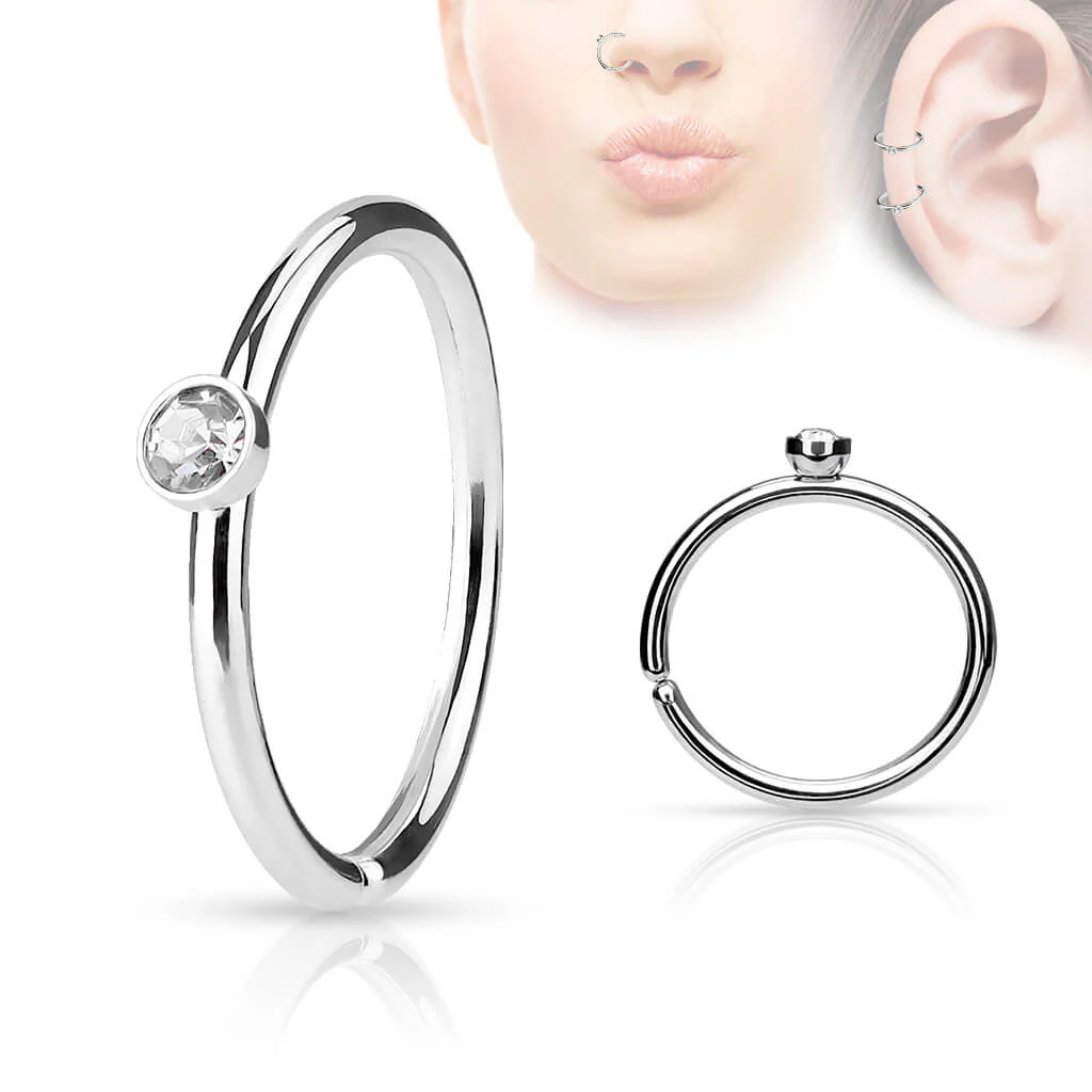 Ring Kugel Zirkonia Biegbar - Image 3
