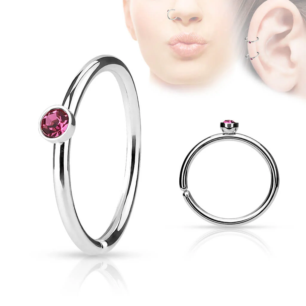 Ring Kugel Zirkonia Biegbar - Image 4
