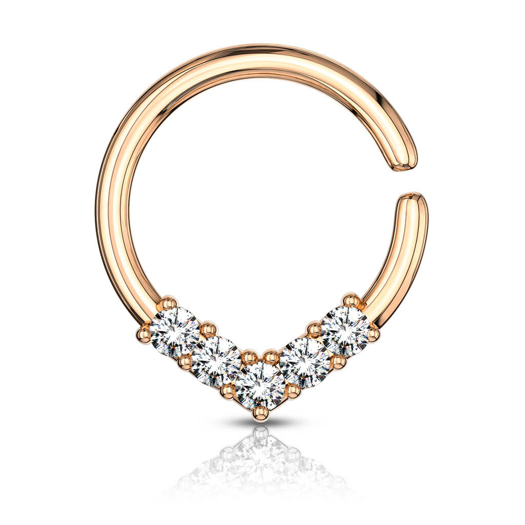 Ring Zirkonia Gold Biegbar - Image 6