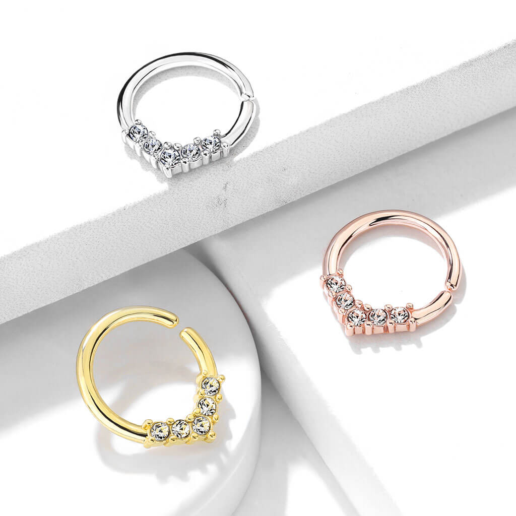 Ring Zirkonia Gold Biegbar - Image 8