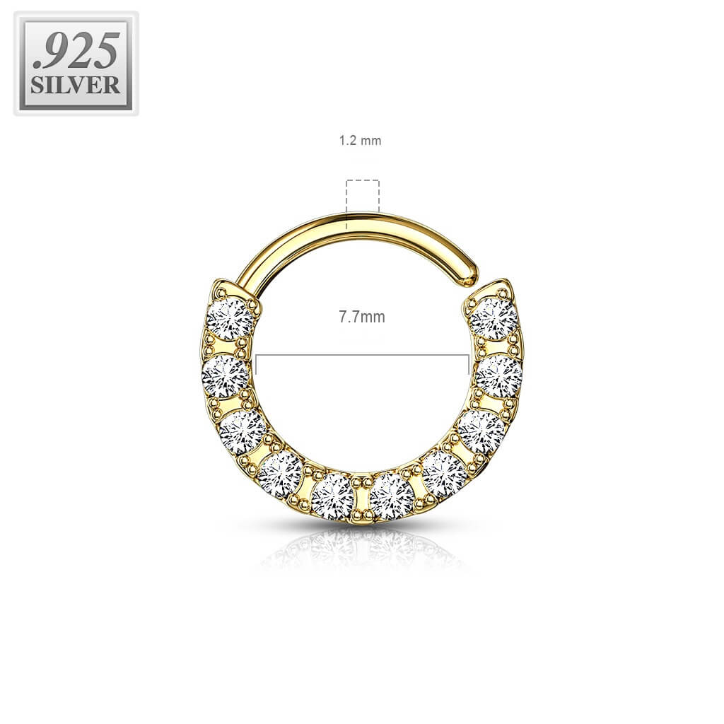 Silber 925 Ring Zirkonia Biegbar - Image 7