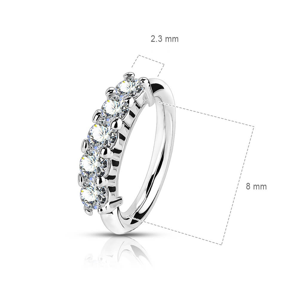 Ring 5 Zirkonia Biegbar - Image 3