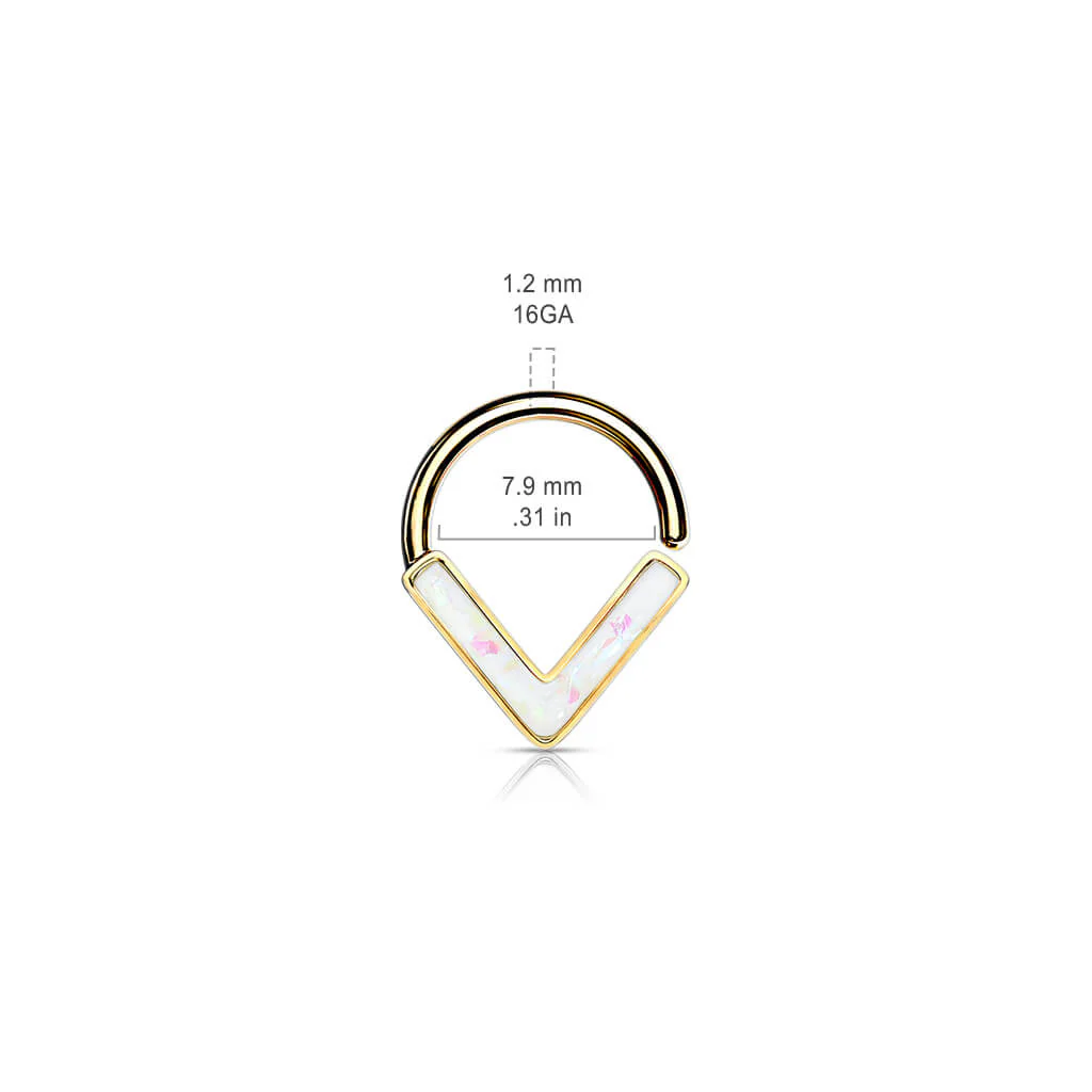 Ring Chevron Opal Biegbar - Image 3