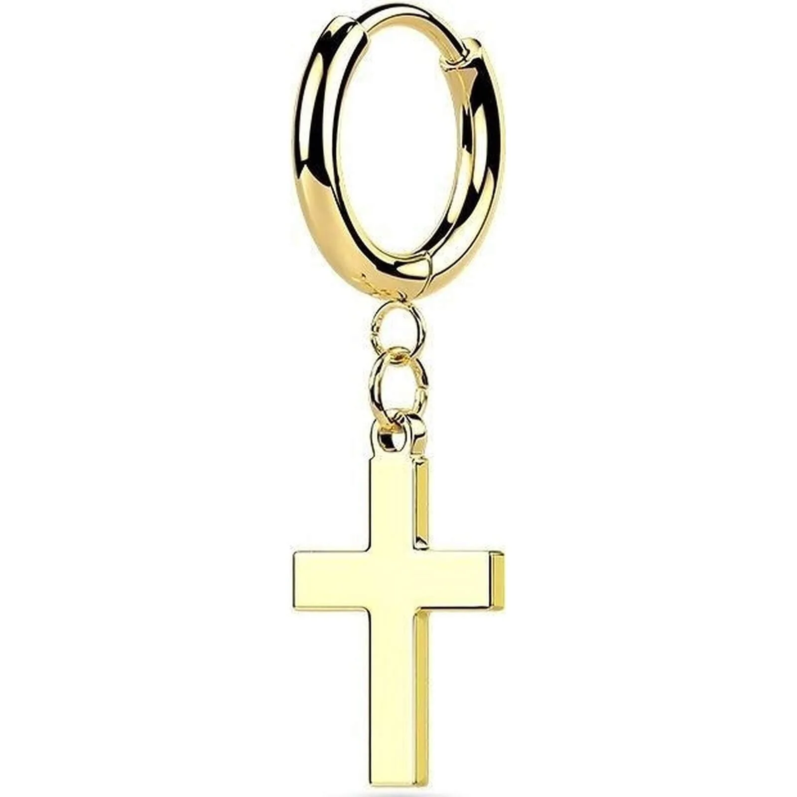 Ohrring Kreuz beweglich Clicker