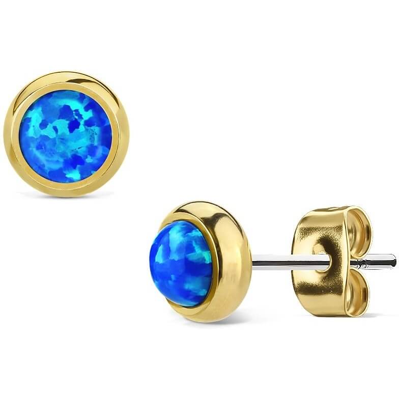 Opal Rund Gold