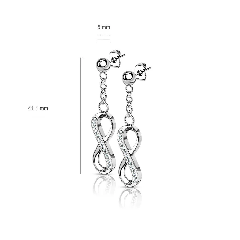 Ohrstecker Unendlichkeit beweglich - Image 3
