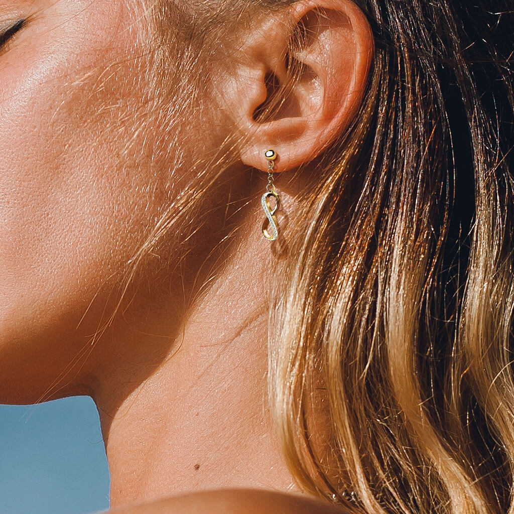 Ohrstecker Unendlichkeit beweglich - Image 7