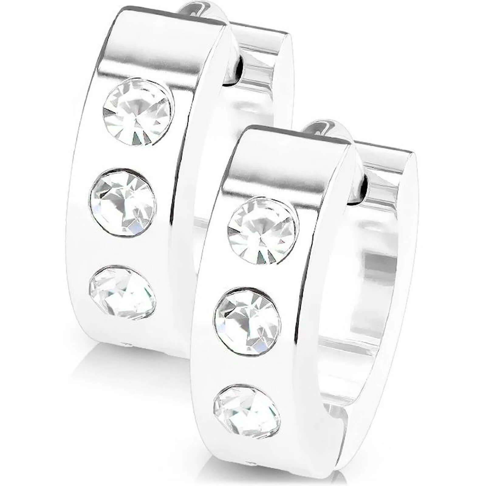 Ohrring Zirkonia Clicker