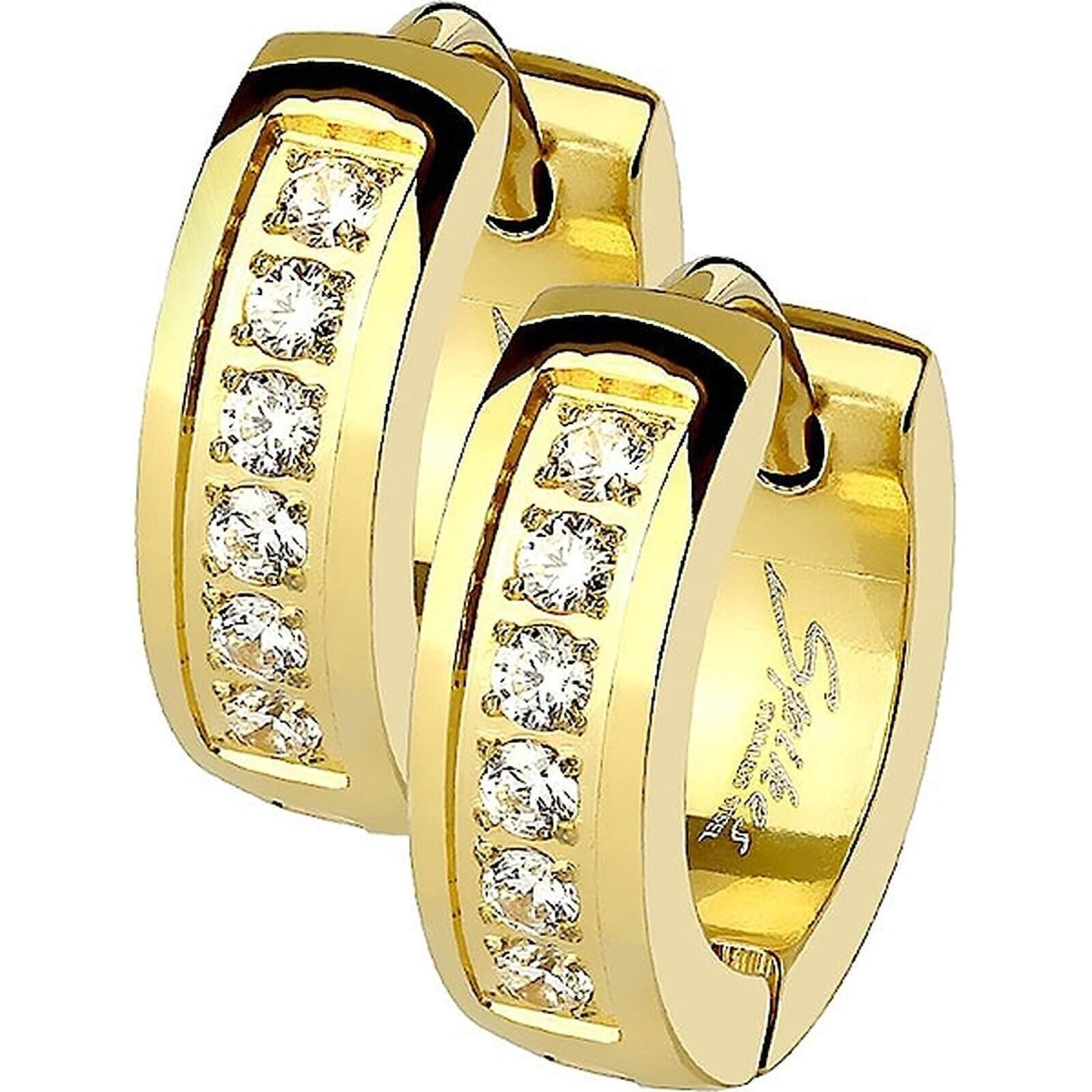 Ohrring Zirkonia Clicker