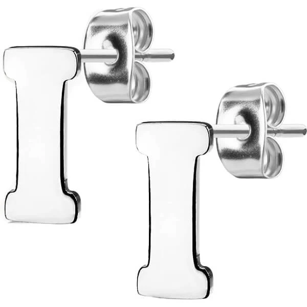 Ohrstecker Buchstaben A-Z Silber - Image 3