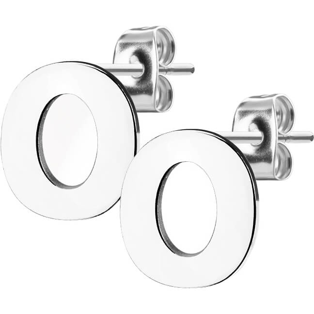 Ohrstecker Buchstaben A-Z Silber - Image 4