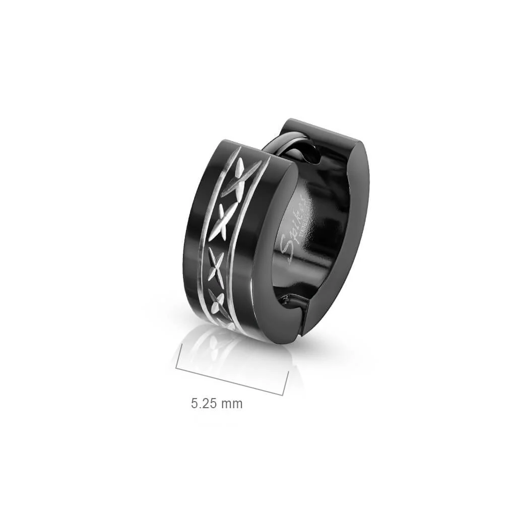 Ohrring Schwarz Clicker - Image 5