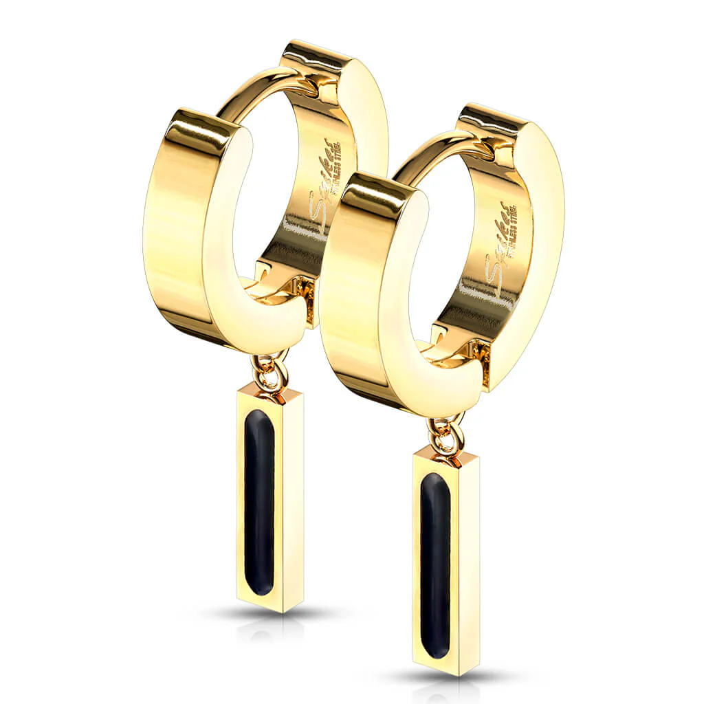 Ohrring Stab beweglich Gold Clicker - Image 4