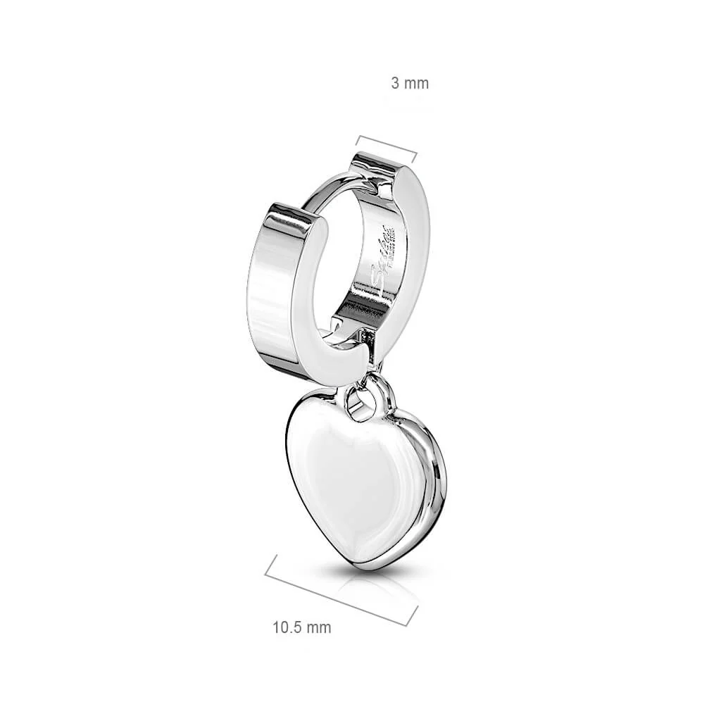 Ohrring Herz beweglich Clicker - Image 2