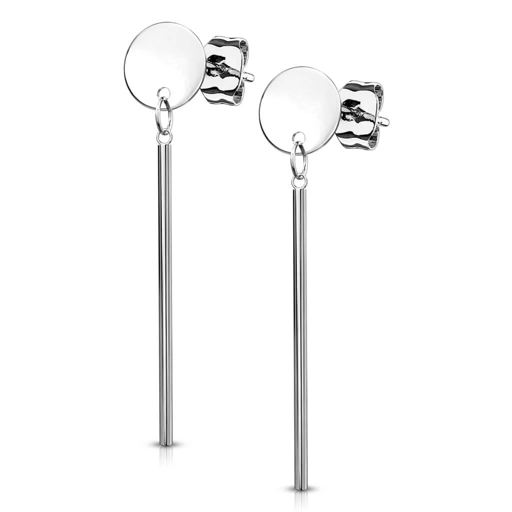 Ohrstecker Kreis Stab beweglich - Image 8