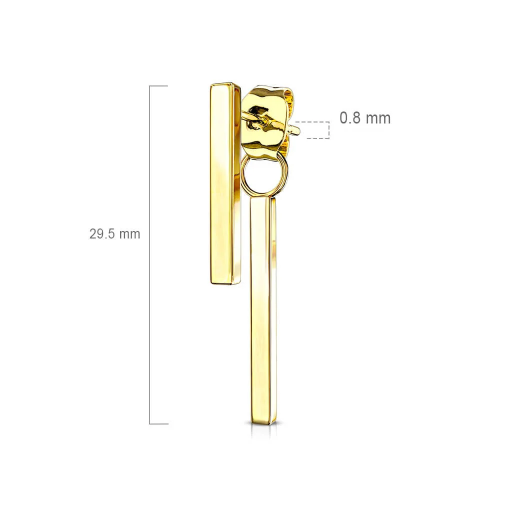 Ohrstecker Stab beweglich - Image 2
