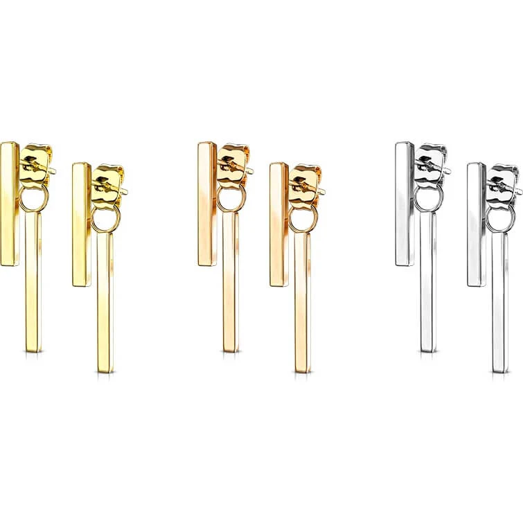 Ohrstecker Stab beweglich - Image 3