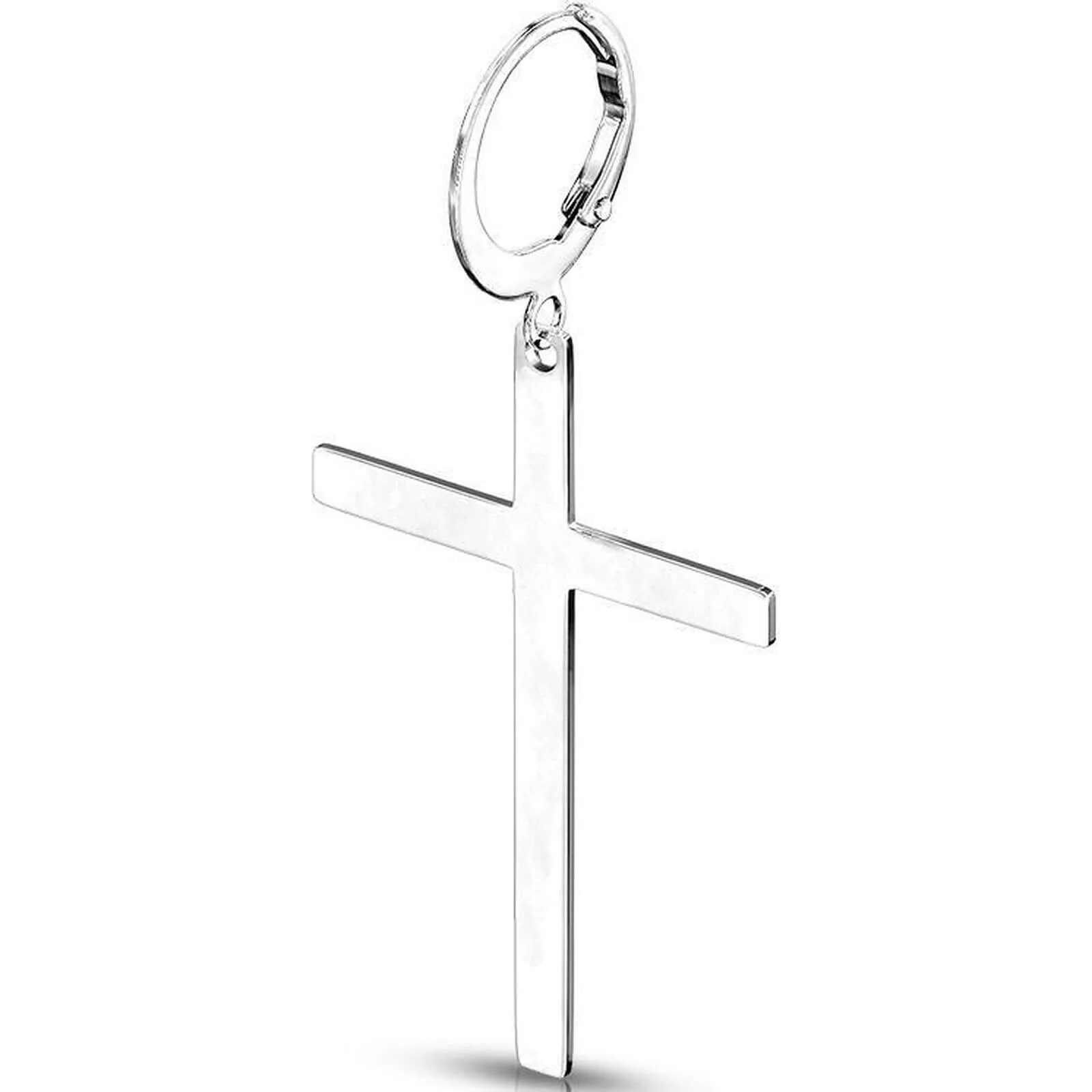 Ohrring Kreuz beweglich Clicker