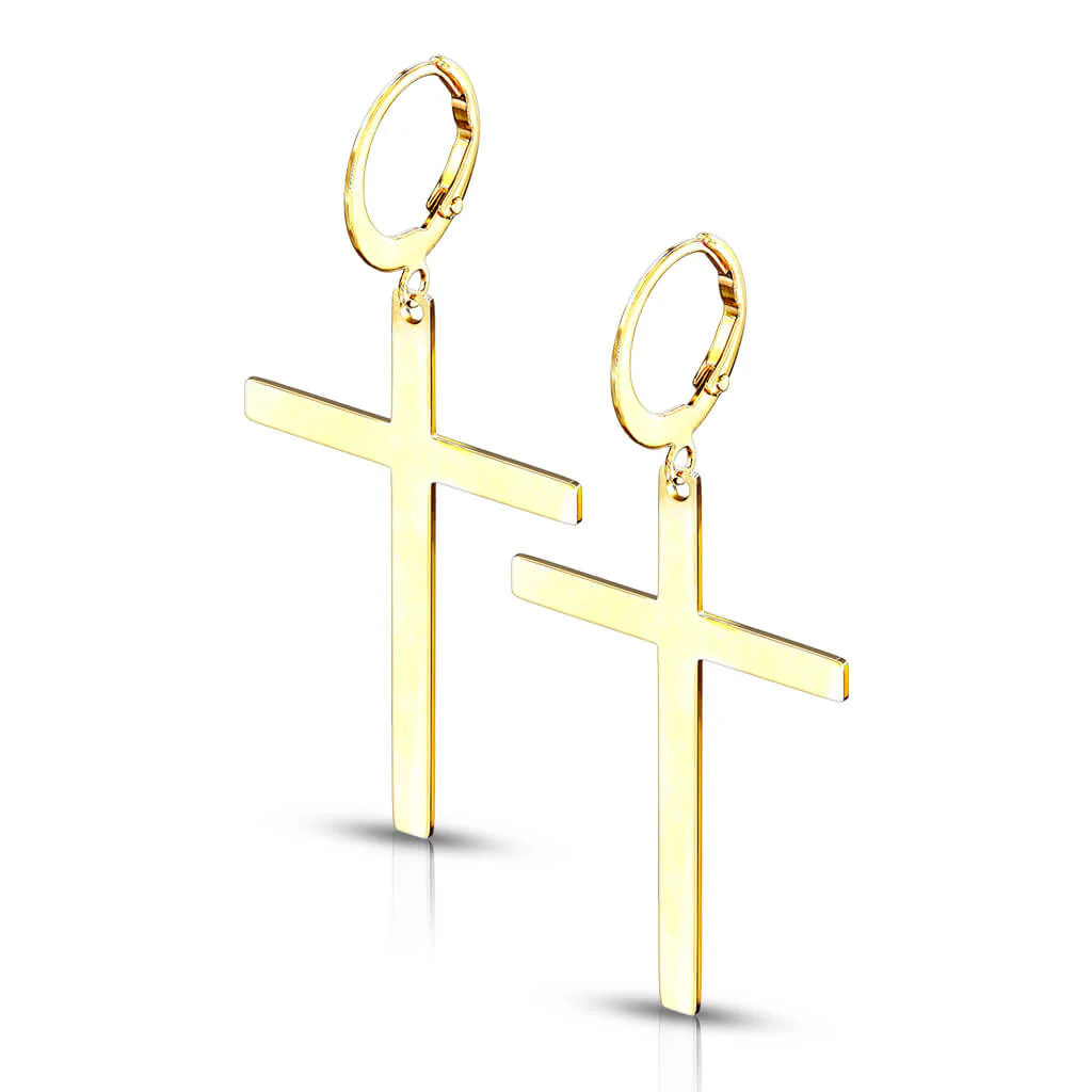 Ohrring Kreuz beweglich Clicker - Image 2